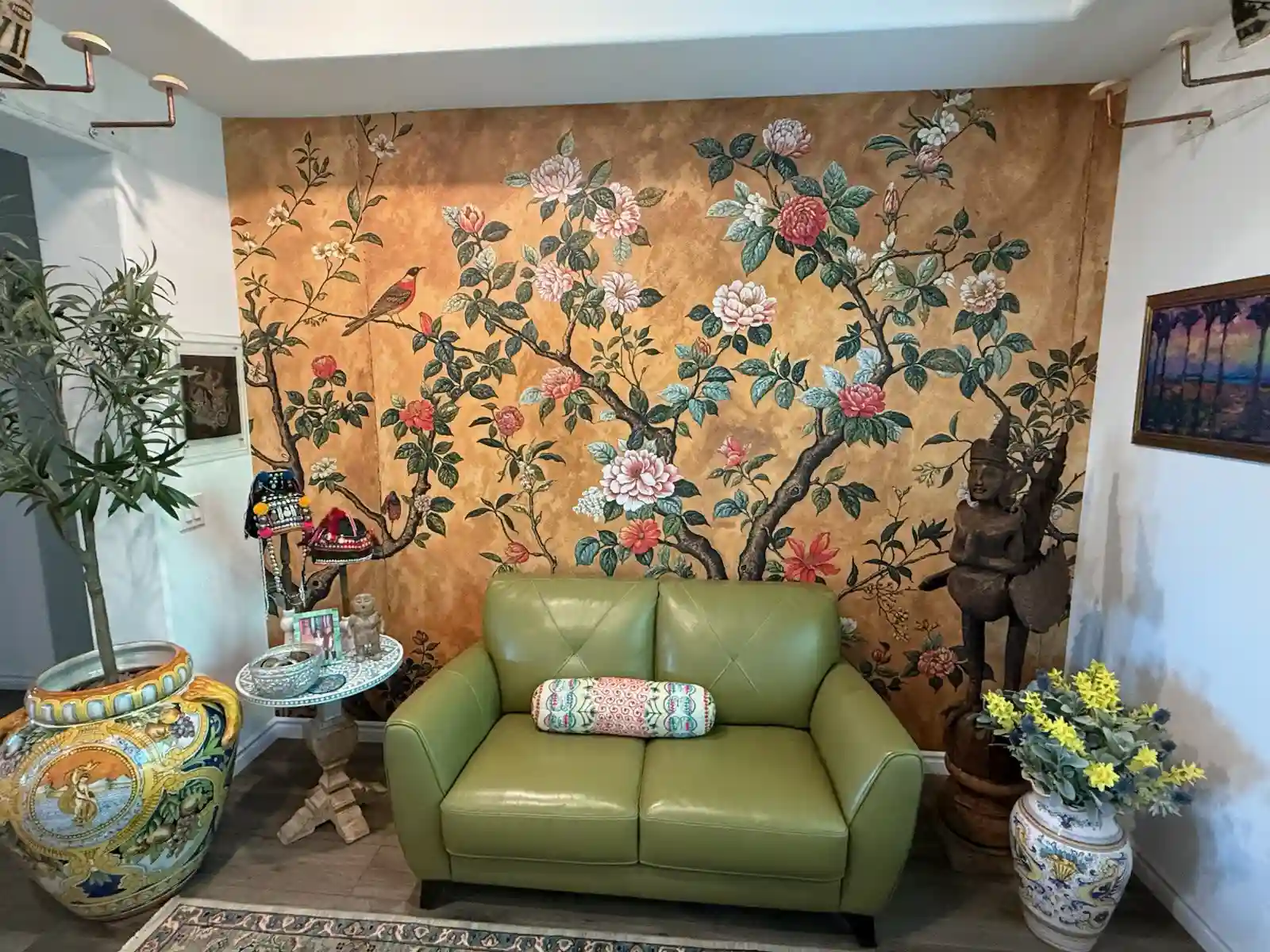 Wallpaper installation project in Huntington Beach, CA