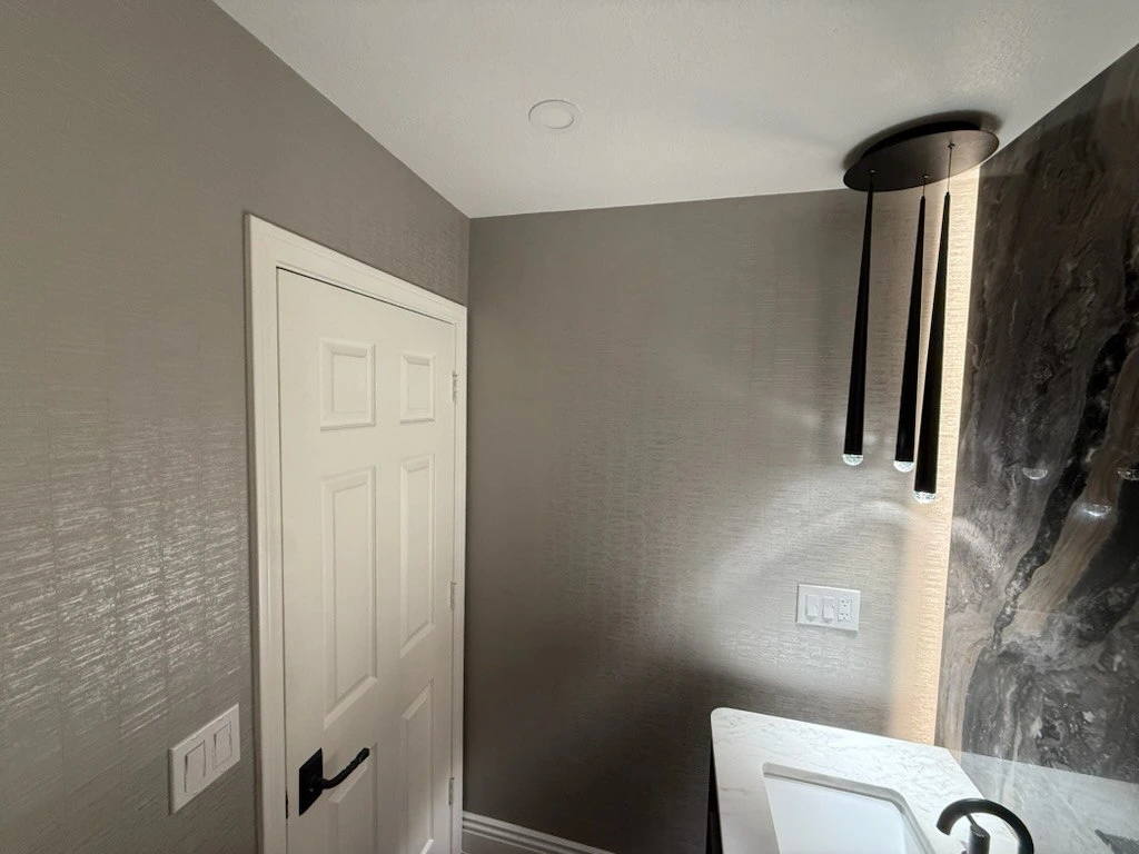 Wallpaper installation project in Long Beach, CA