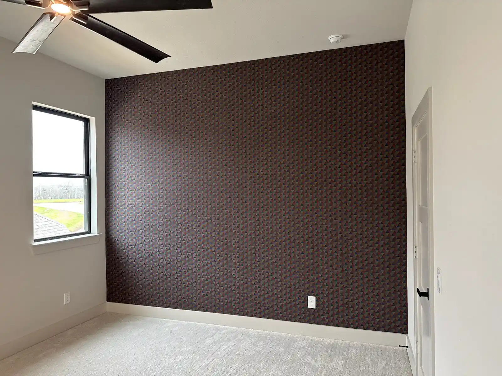 Wallpaper installation project in Santa Clarita, CA